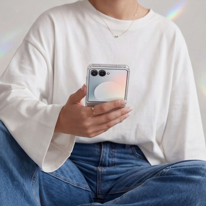 Хибриден калъф Tech-Protect FlexAir за Samsung Galaxy Z Flip 8 - прозрачен