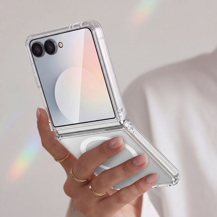Tech-Protect FlexAir Hybrid MagSafe калъф за Samsung Galaxy Z Flip 8 - прозрачен