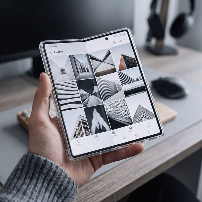 Tech-Protect FlexAir Hybrid MagSafe калъф за Samsung Galaxy Z Fold 8 Ultra - прозрачен