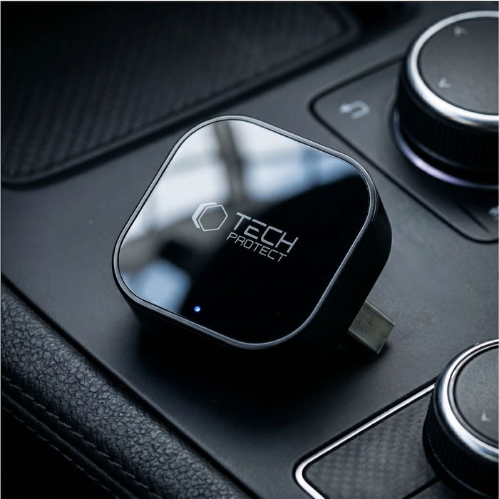 Tech-Protect Ultraboost CA01 USB Bluetooth 5.4 Apple CarPlay / Android Auto адаптер - черен