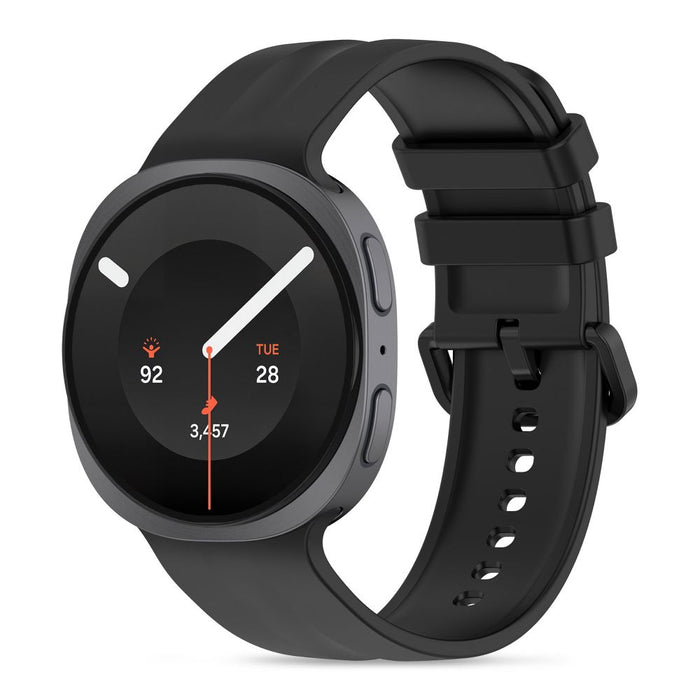 Силиконова каишка Tech-Protect Evo за Samsung Galaxy Watch 40/44/46 мм - черна
