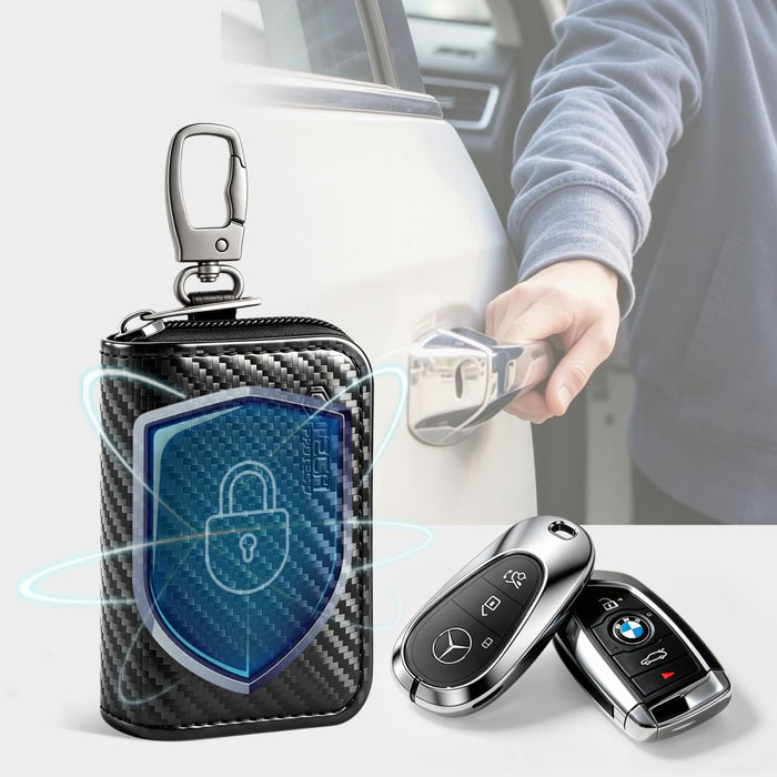 Калъф за автомобилен ключ Tech-protect KLR300 против кражба - черен