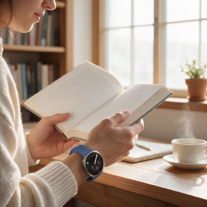 Силиконова каишка Tech-Protect Evo за Samsung Galaxy Watch 40/44/46 мм - тъмносиня