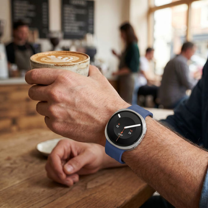Силиконова каишка Tech-Protect Evo за Samsung Galaxy Watch 40/44/46 мм - тъмносиня