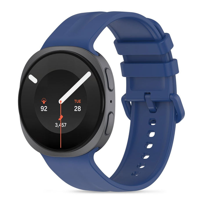 Силиконова каишка Tech-Protect Evo за Samsung Galaxy Watch 40/44/46 мм - тъмносиня