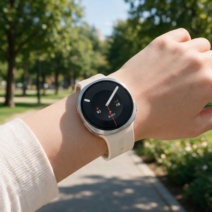 Силиконова каишка Tech-Protect Evo за Samsung Galaxy Watch 40/44/46 мм - бежова