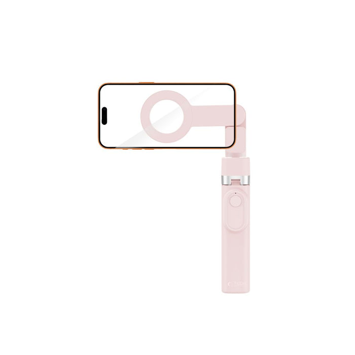 Tech-Protect L11S MagSafe Bluetooth селфи стик - розов