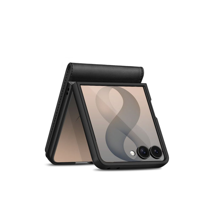 Калъф-портфейл Tech-Protect за Samsung Galaxy Z Flip 8 - черен