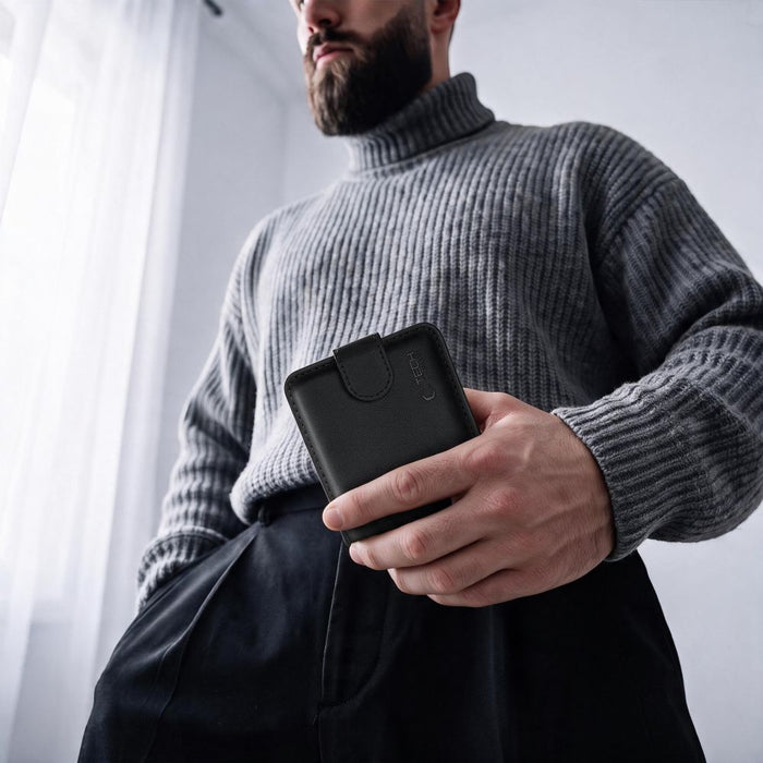 Калъф-портфейл Tech-Protect за Samsung Galaxy Z Flip 8 - черен