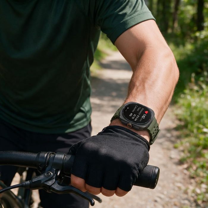 Tech-Protect Iconband Pro за Samsung Galaxy Watch Ultra 47mm - зелен/черен