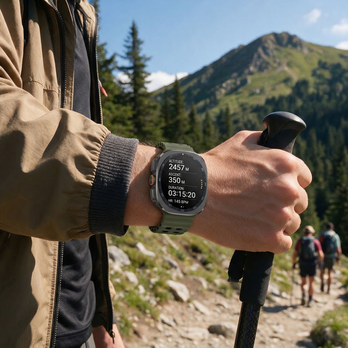 Tech-Protect Iconband Pro за Samsung Galaxy Watch Ultra 47mm - зелен/черен