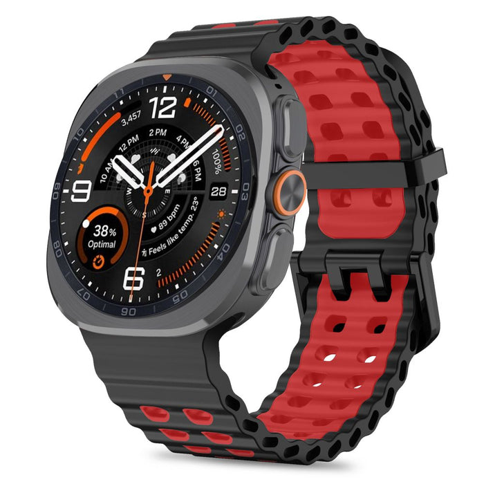 Tech-Protect Iconband Pro за Samsung Galaxy Watch Ultra 47mm - черен и червен