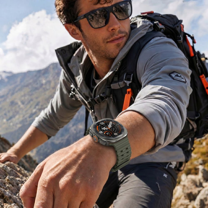 Tech-Protect Iconband Pro за Samsung Galaxy Watch Ultra 47mm - тъмнозелен