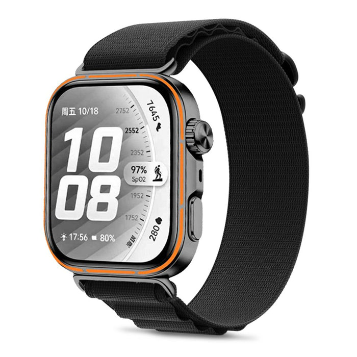 Каишка Tech-Protect Nylon Pro за Huawei Watch Fit 3 / 4 / 4 Pro / 5 / 5 Pro - Черна