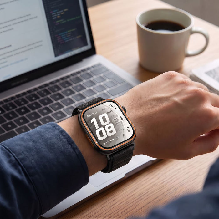 Каишка Tech-Protect Nylon Pro за Huawei Watch Fit 3 / 4 / 4 Pro / 5 / 5 Pro - Черна