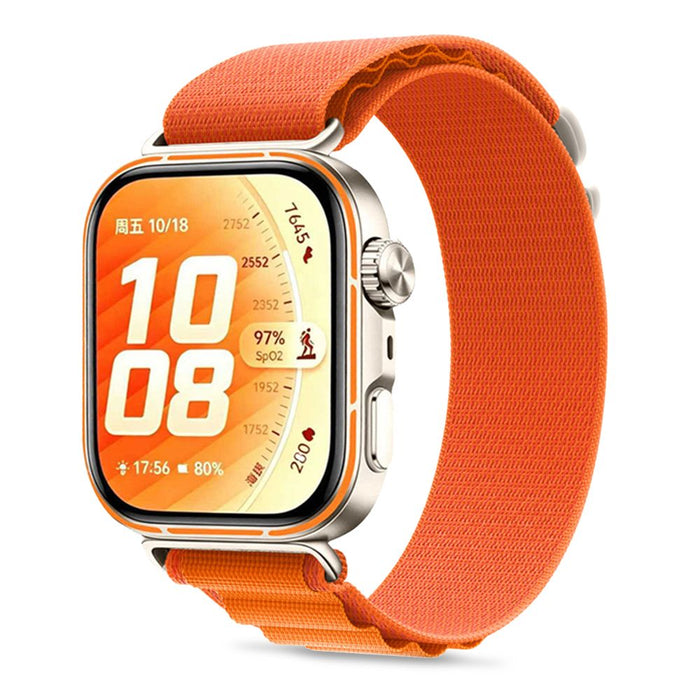 Каишка Tech-Protect Nylon Pro за Huawei Watch Fit 3/4/4 Pro/5/5 Pro - оранжева