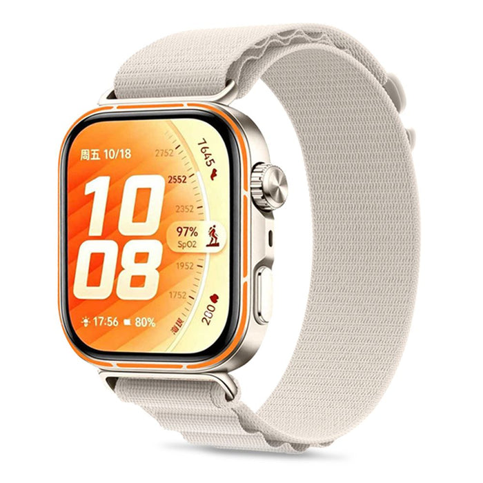 Каишка Tech-Protect Nylon Pro за Huawei Watch Fit 3 / 4 / 4 Pro / 5 / 5 Pro - бежова