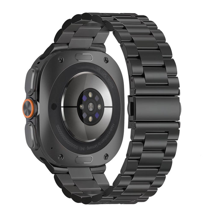 Каишка от неръждаема стомана Tech-Protect за Samsung Galaxy Watch Ultra 47mm - черна