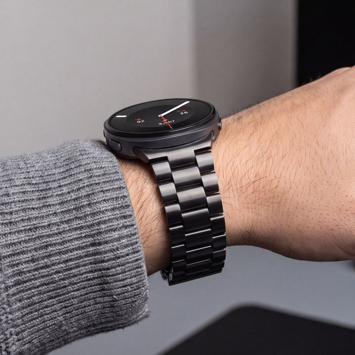 Гривна от неръждаема стомана Tech-Protect за Samsung Galaxy Watch 40/44/46 мм - черна