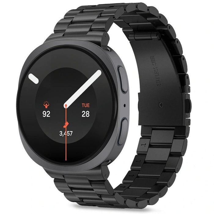 Гривна от неръждаема стомана Tech-Protect за Samsung Galaxy Watch 40/44/46 мм - черна
