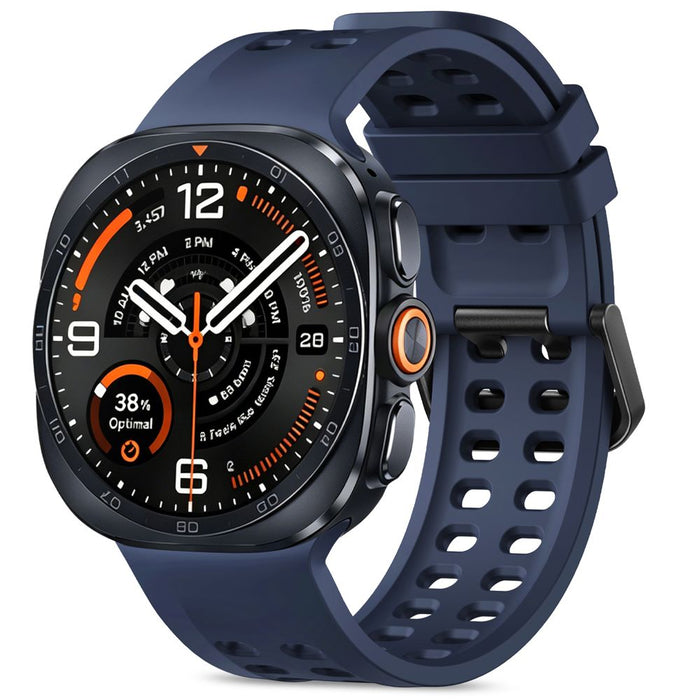 Силиконова каишка Tech-Protect Air за Samsung Galaxy Watch Ultra 47mm - тъмносиня