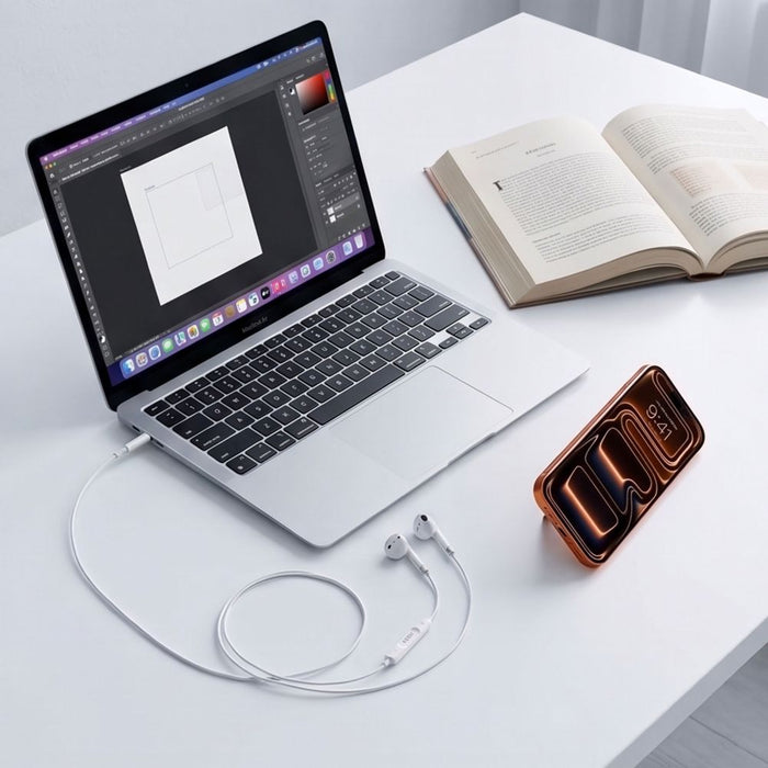 Tech-Protect Ultraboost Core G4 кабелни слушалки с мини жак - бели