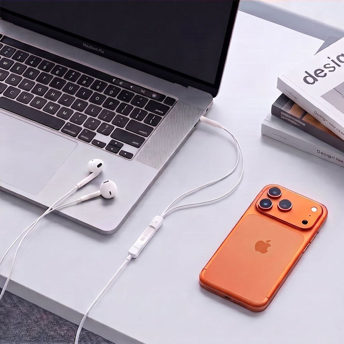 Tech-Protect Ultraboost Core G4 кабелни слушалки с мини жак - бели