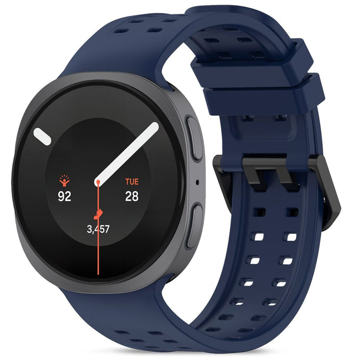 Силиконова каишка Tech-Protect Air за Samsung Galaxy Watch 40/44/46 мм - тъмносиня