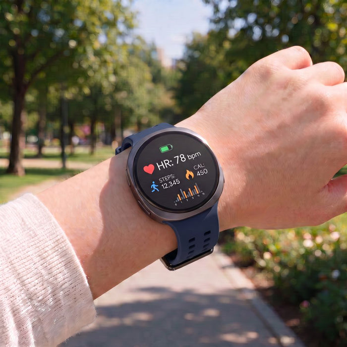 Силиконова каишка Tech-Protect Air за Samsung Galaxy Watch 40/44/46 мм - тъмносиня