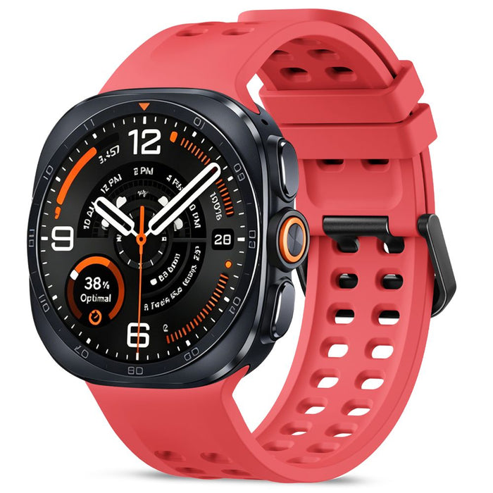 Силиконова каишка Tech-Protect Air за Samsung Galaxy Watch Ultra 47mm - червена