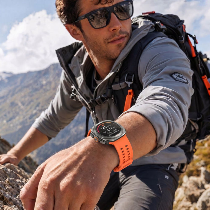Силиконова каишка Tech-Protect Air за Samsung Galaxy Watch Ultra 47mm - оранжева