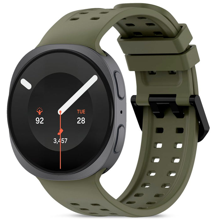 Силиконова каишка Tech-Protect Air за Samsung Galaxy Watch 40/44/46 мм - маслиненозелена