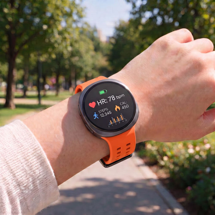 Силиконова каишка Tech-Protect Air за Samsung Galaxy Watch 40/44/46 мм - оранжева