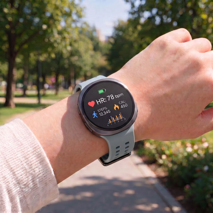 Силиконова каишка Tech-Protect Air за Samsung Galaxy Watch 40/44/46 мм - светло сива