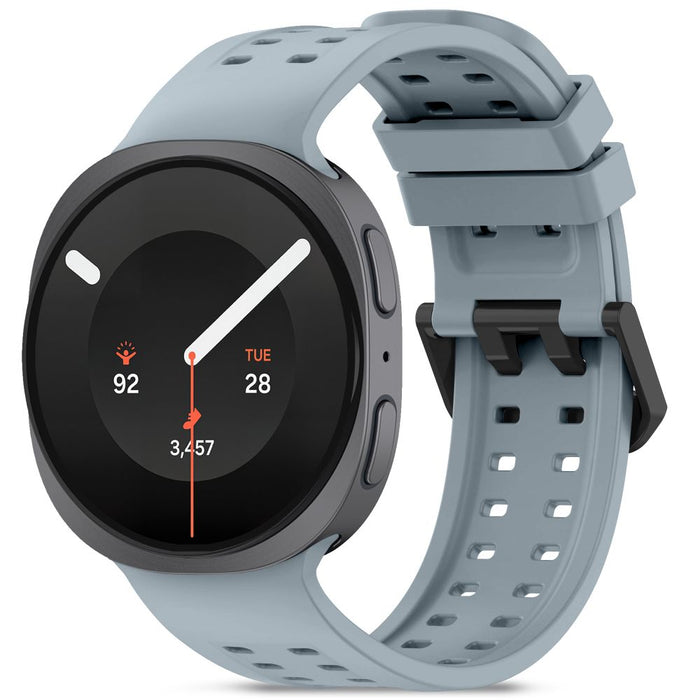 Силиконова каишка Tech-Protect Air за Samsung Galaxy Watch 40/44/46 мм - светло сива
