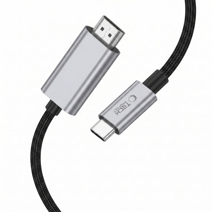 Кабел Tech-Protect UltraBoost USB-C към HDMI 2.1 200 см 8K 60HZ - сив