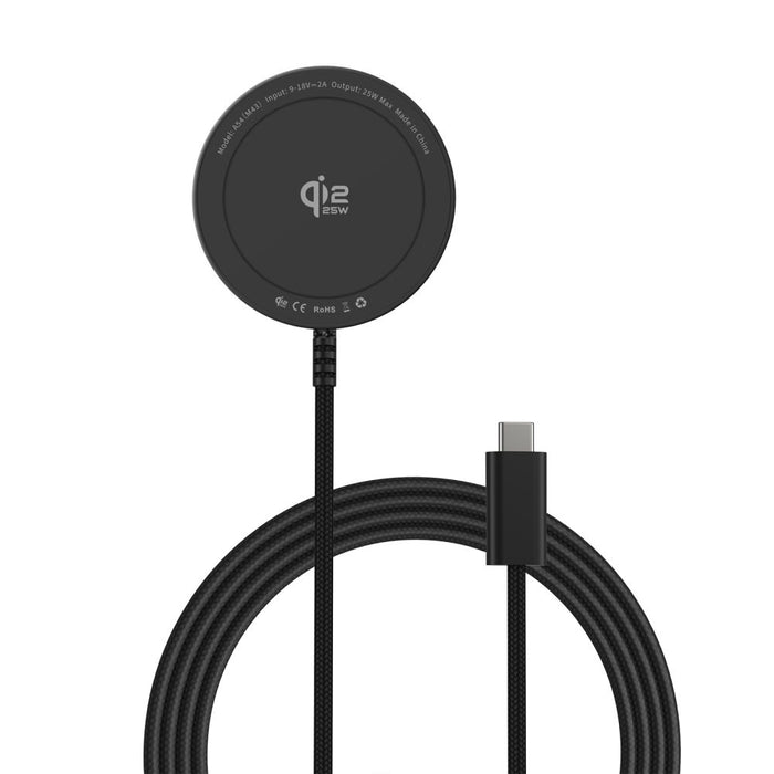Безжично зарядно Tech-Protect A54 MagSafe 25W QI2.2 - черно