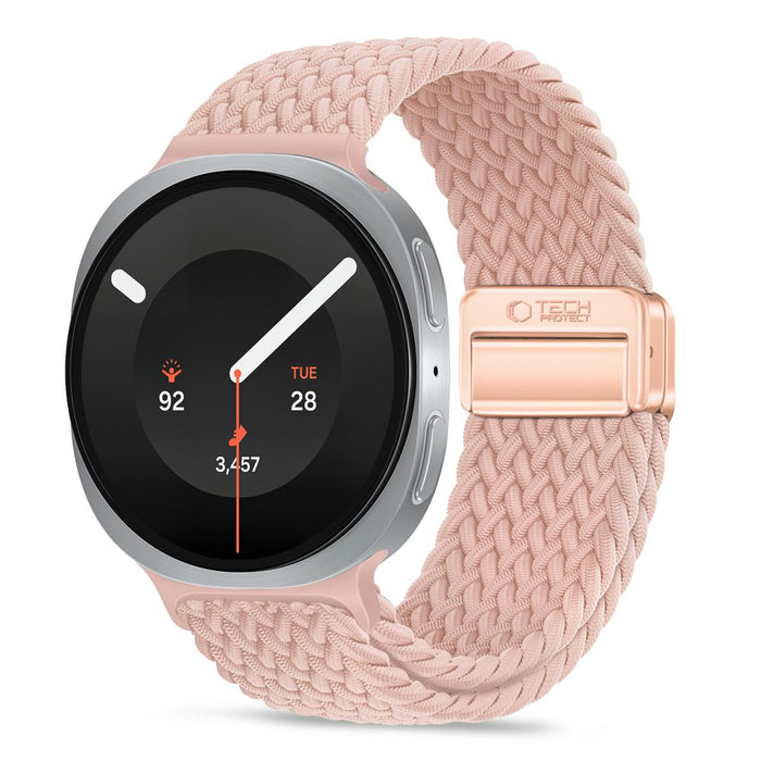 Каишка Tech-Protect NylonMag за Samsung Galaxy Watch 40/44/46 мм - розова