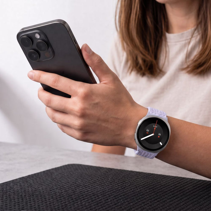 Каишка Tech-Protect NylonMag за Samsung Galaxy Watch 40/44/46 мм - лилава