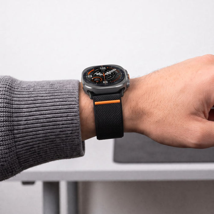 Найлонова закопчалка Tech-Protect за Samsung Galaxy Watch Ultra 47mm - черна