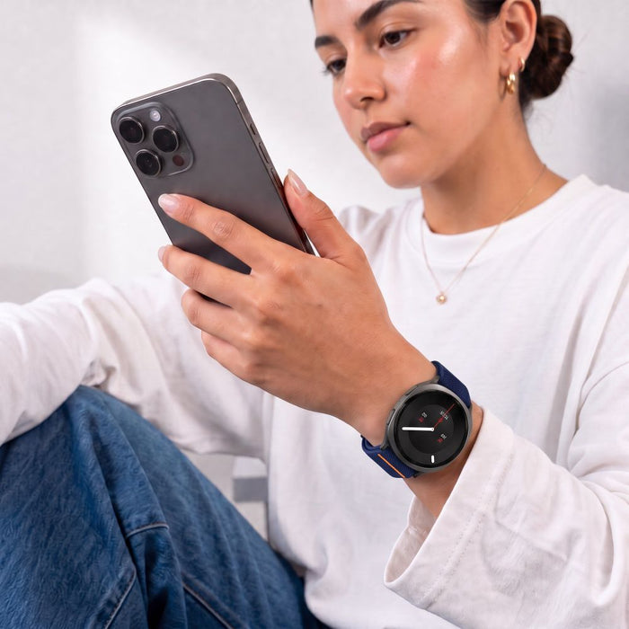 Найлонова каишка Tech-Protect за Samsung Galaxy Watch 40/44/46 мм - тъмносиня