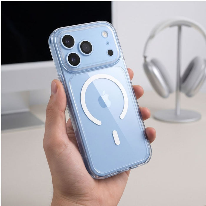 Калъф Tech-Protect MagPeak MagSafe CC за iPhone 18 Pro Max / 17 Pro Max - прозрачен