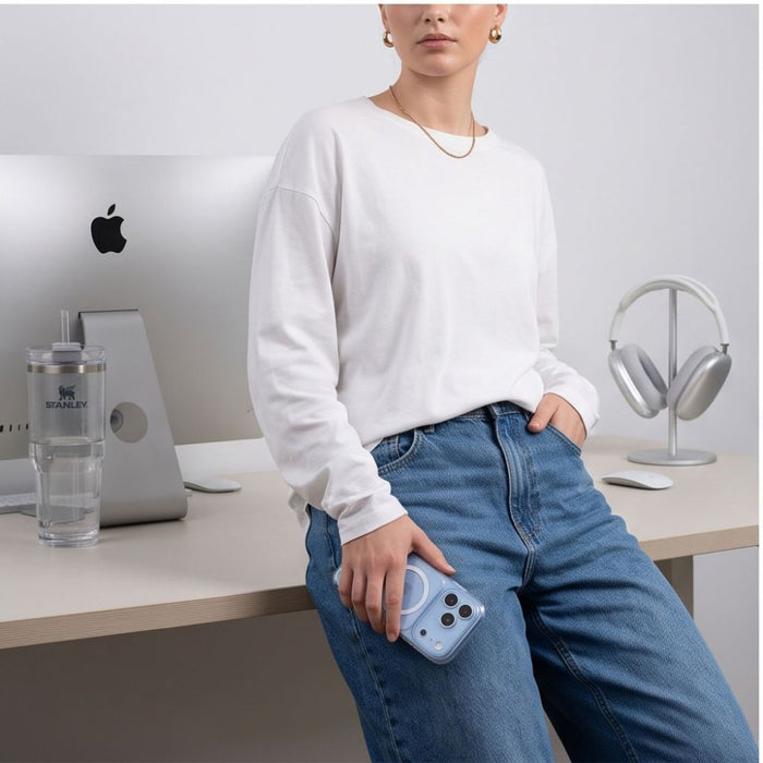 Калъф Tech-Protect MagPeak MagSafe CC за iPhone 18 Pro Max / 17 Pro Max - прозрачен
