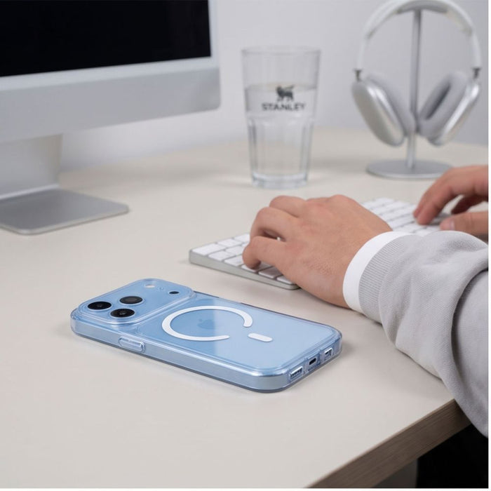 Калъф Tech-Protect MagPeak MagSafe CC за iPhone 18 Pro Max / 17 Pro Max - прозрачен