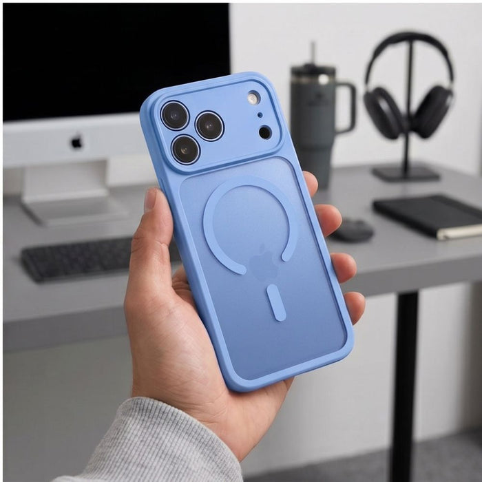 Кейс Tech-Protect BasicMag MagSafe за iPhone 17 Pro / 18 Pro - светлосин матов
