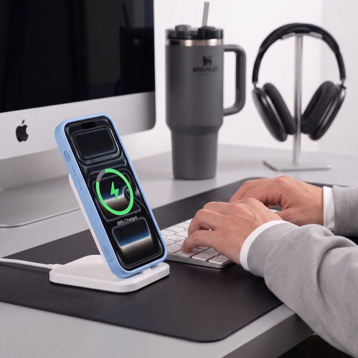 Кейс Tech-Protect BasicMag MagSafe за iPhone 17 Pro / 18 Pro - светлосин матов