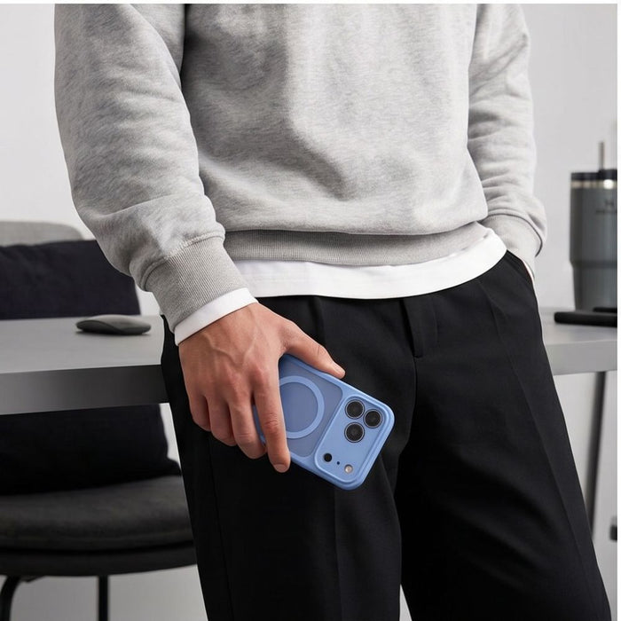 Кейс Tech-Protect BasicMag MagSafe за iPhone 17 Pro / 18 Pro - светлосин матов