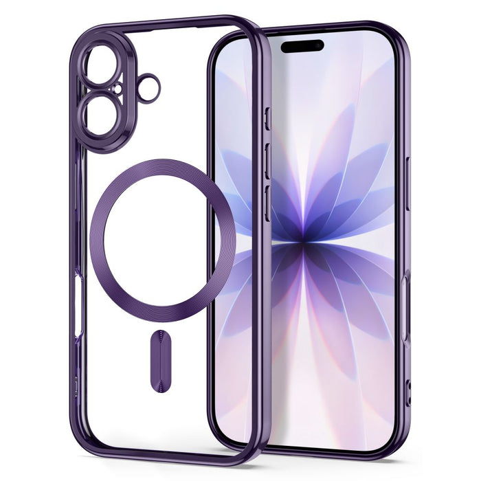 Кейс Tech-Protect MagFlex за iPhone 17 - прозрачен, лилав