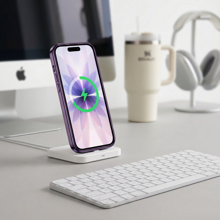 Кейс Tech-Protect MagFlex за iPhone 17 - прозрачен, лилав