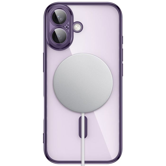 Кейс Tech-Protect MagFlex за iPhone 17 - прозрачен, лилав